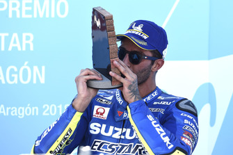 Podium : le troisième, Andrea Iannone, Team Suzuki MotoGP