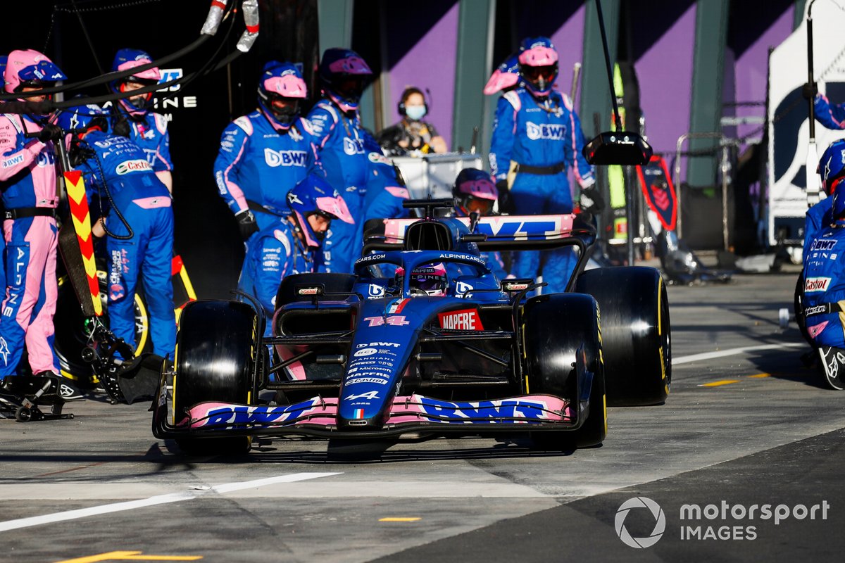 Alpine mostró el ritmo para estar al frente de la parte media en Australia.