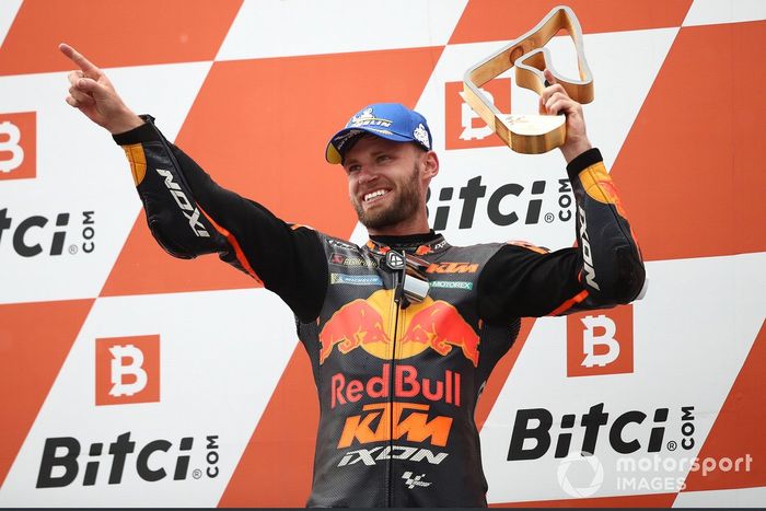 Podio: Ganador Brad Binder, Red Bull KTM Factory Racing