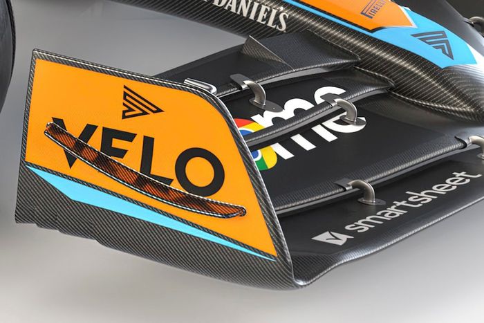 McLaren MCL60, detail front wing