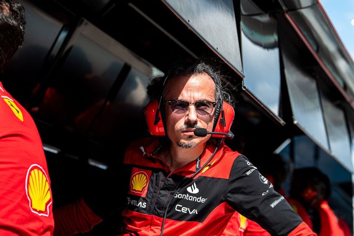 Laurent Mekies, director de competición de Ferrari