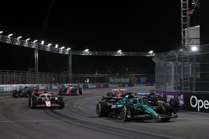 Lance Stroll, Aston Martin Racing, Esteban Ocon, Haas F1 Team, Alexander Albon, Williams