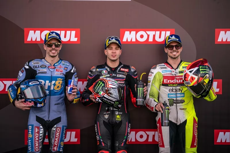 Fabio Di Giannantonio, VR46 Racing Team, Marco Bezzecchi, Aprilia Racing, Alex Marquez, Gresini Racing