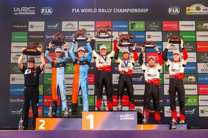 Takamoto Katsuta, Aaron Johnston, Toyota Gazoo Racing WRT, Adrien Fourmaux, Alexandre Coria, Hyundai World Rally Team, Sami Pajari, Marko Salminen, Toyota Gazoo Racing WRT2