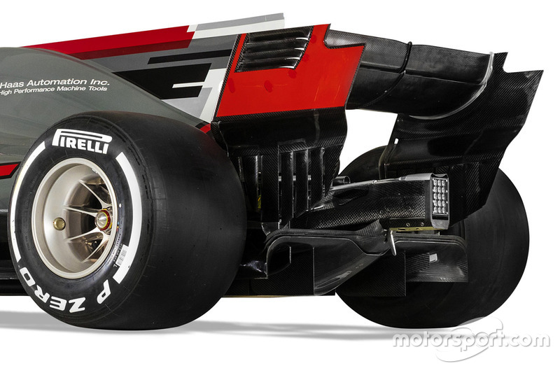 Haas F1 Team VF-17 detail