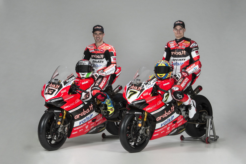 Marco Melandri und Chaz Davies, Ducati Team