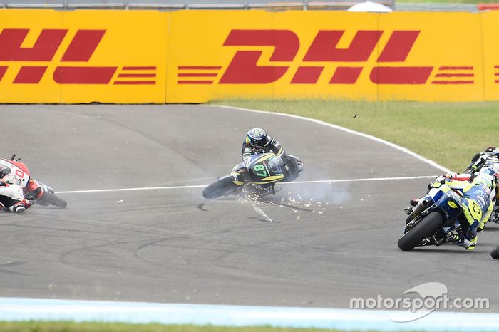 Remy Gardner, Tech 3 Racing, crash