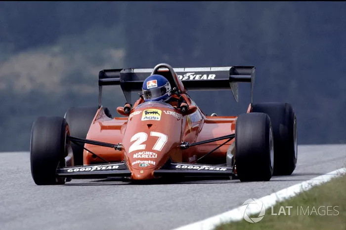18º Patrick Tambay, Ferrari 126C3, Kyalami 1983. Tiempo: 1:06.554