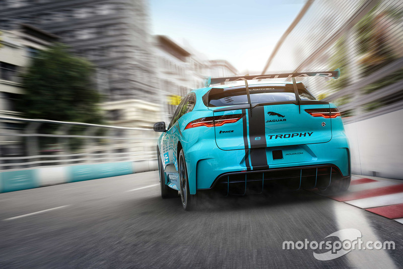 Jaguar I-PACE eTROPHY-Fahrzeug