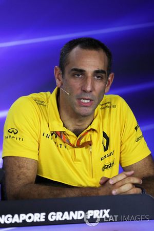 Cyril Abiteboul, director de Renault Sport F1en la Conferencia de prensa