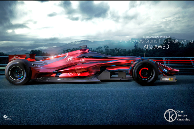 Designstudie voor Alfa Romeo