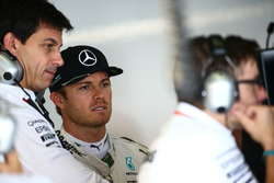 Nico Rosberg, Mercedes AMG F1 met teambaas Toto Wolff
