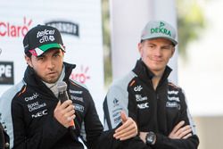Sergio Pérez, Sahara Force India y Nico Hulkenberg, Sahara Force India