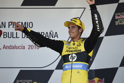 Podium: tercero, Alex Rins, Paginas Amarillas HP 40