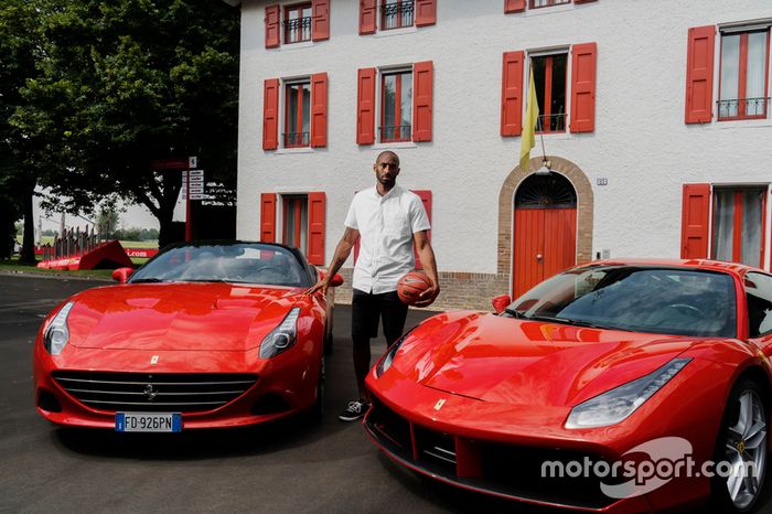 Kobe Bryant at Ferrari