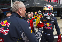 Helmut Marko, Pierre Gasly, Prema Racing'i tebrik ediyor