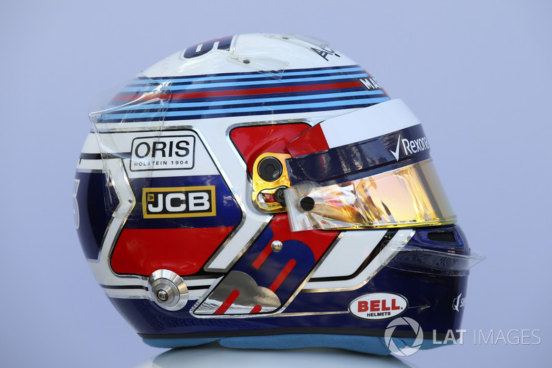 Le casque de Sergey Sirotkin, Williams