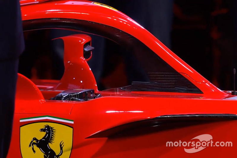Система Halo на Ferrari SF71H