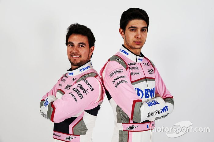 Esteban Ocon, Sahara Force India F1 y Sergio Perez, Sahara Force India