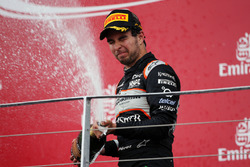 Sergio Pérez, Sahara Force India F1 celebra