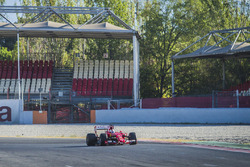 Sebastian Vettel, Ferrari SF15-T pruebas de neumáticos Pirelli 2017-spec