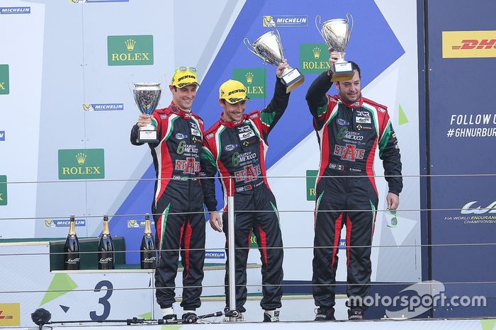 Bruno Senna, Ricardo Gonzalez e Filipe Albuquerque também terminaram em segundo, só que pela LMP2.