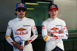 Carlos Sainz Jr., Scuderia Toro Rosso y Max Verstappen, Scuderia Toro Rosso