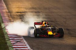 Daniel Ricciardo, Red Bull Racing RB13, bloquea una rueda