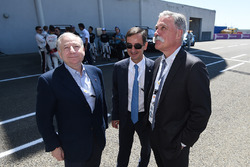 Jean Todt, FIA President, Pierre Fillon, ACO President, Chase Carey, CEO FOM