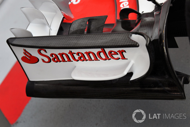 Ferrari SF70H: Frontflügel