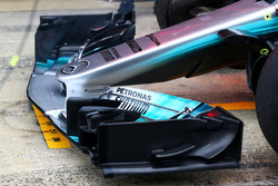 Lewis Hamilton, Mercedes AMG F1 W08: Frontflügel