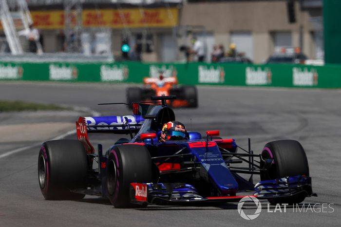 Toro Rosso: Na classificação do GP do Canadá, Sainz sugeriu via rádio que Kvyat 