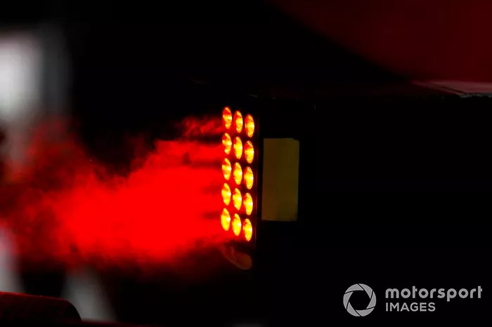 Detalles de la luz trasera