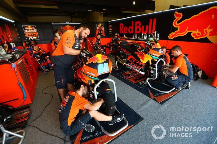 Red Bull KTM garage