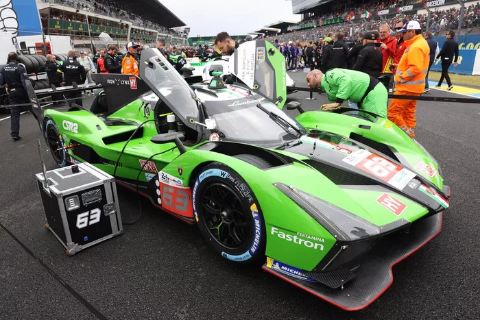 #63 Lamborghini Iron Lynx Lamborghini SC63: Mirko Bortolotti, Daniil Kvyat, Edoardo Mortara