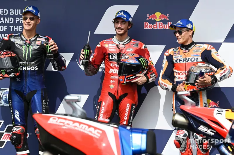 Fabio Quartararo, Yamaha Factory Racing, Francesco Bagnaia, Ducati Team, Marc Marquez, Repsol Honda Team