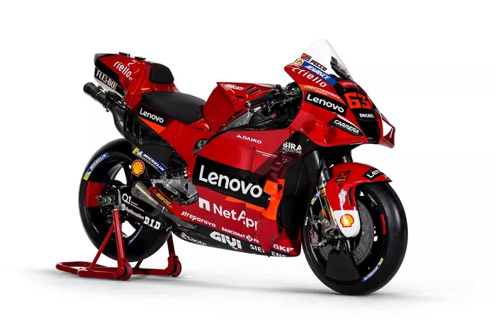 Presentación de la moto Ducati