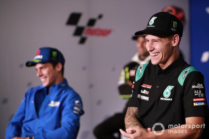 Joan Mir, Team Suzuki MotoGP, Fabio Quartararo, Petronas Yamaha SRT