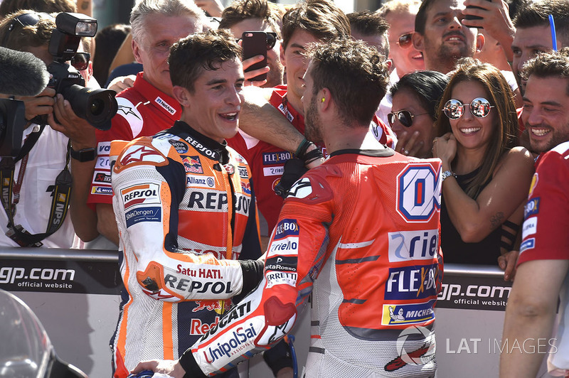 Марк Маркес, Repsol Honda Team, Андреа Довіціозо, Ducati Team