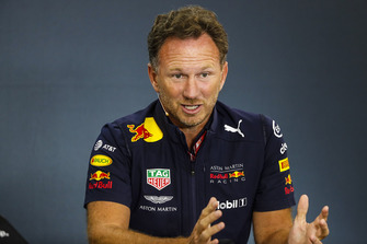 Christian Horner, directeur, Red Bull Racing, en conférence de presse