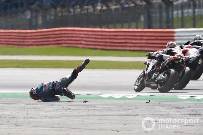 Accidente de Fabio Quartararo, Petronas Yamaha SRT 