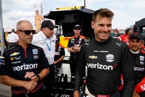 Will Power, Team Penske Chevrolet, avec David Faustino