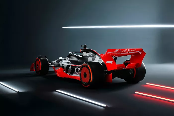 El concept de un coche de F1 que presentó Audi