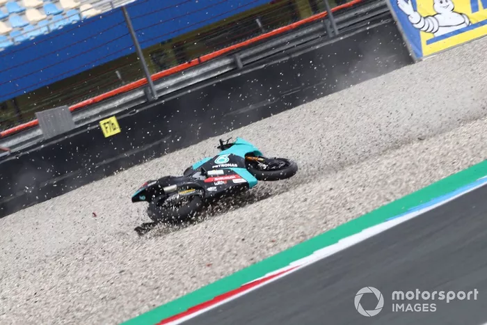 Caída de Xavi Vierge, Petronas Sprinta Racing