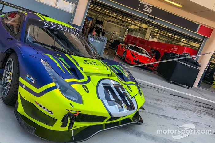 #46 Kessel Racing Monster VR46, Ferrari 488 GT3: Valentino Rossi, Alessio Salucci, Luca Marini