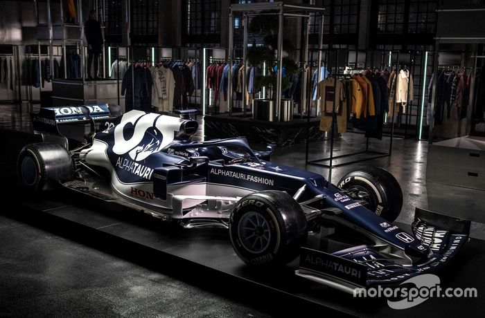 El coche de la Scuderia Alphatauri, el AT02, para la F1 2021