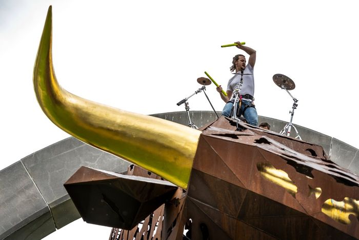 El espectáculo de Percussive Planet Ensemble