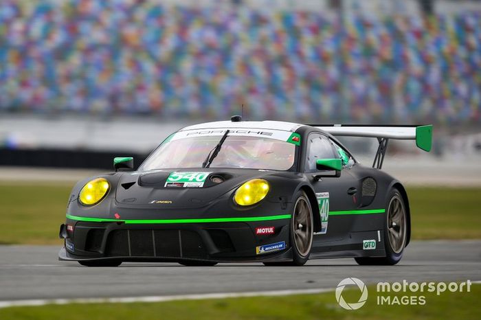 #540 Black Swan Racing Porsche 911 GT3 R, GTD: Timothy Pappas, Matteo Cairoli, Dirk Werner, Marco Seefried