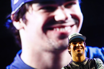 Lance Stroll, Williams Racing, on stage