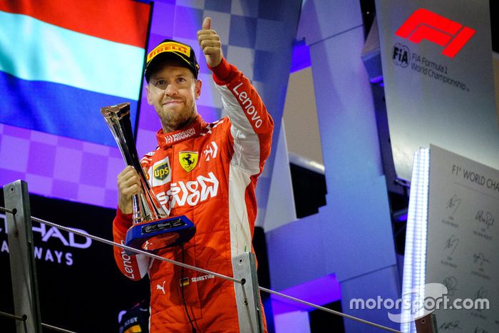 3º Sebastian Vettel: 105 puntos (no pierde ni gana posiciones respecto a 2017)